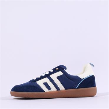 Back70 Ghost Gumsole Nylon Suede Trainer - Blue